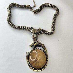 Dragon Pendant, Serpent Pendant,  Statement Necklace - NEW